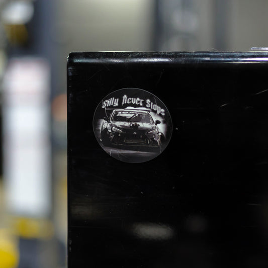 Silly Never Stops Sticker